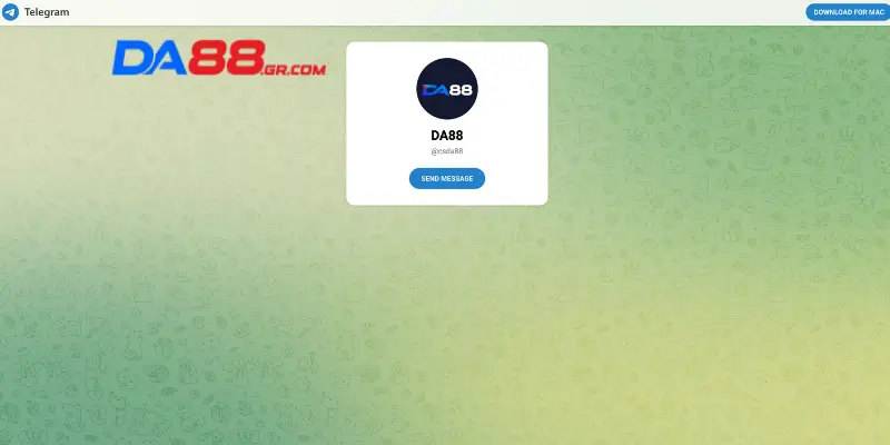 Các Kênh Liên Hệ Chính Thức Của DA88