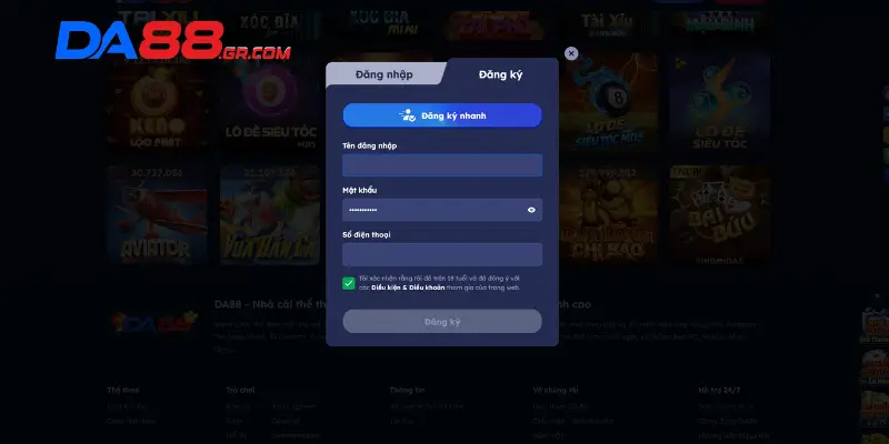 Hướng dẫn cách đăng ký